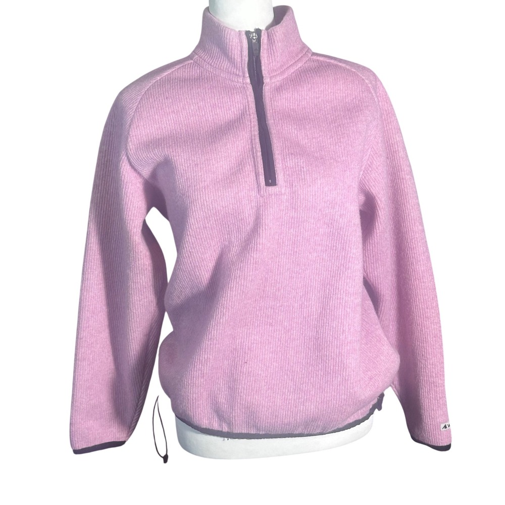 Eastern Mountain Sports Pullover Womens S Pink Wool Blend Fleece Lined 2121130‎